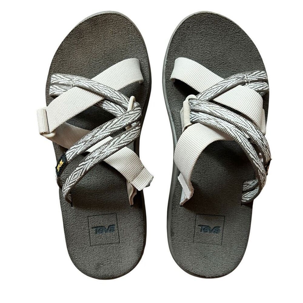 Teva Khaki Flip Flops Size 6